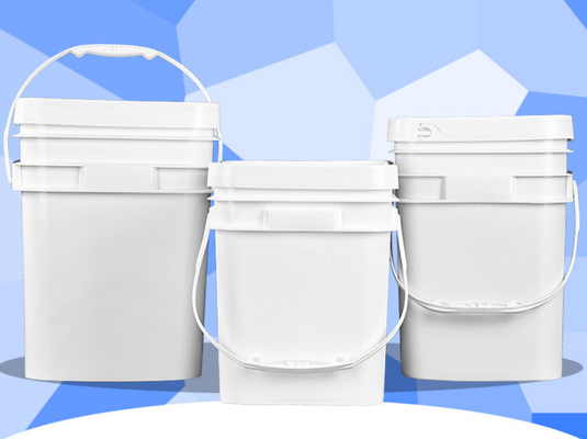 Διαβάστε τετράγωνο πλαστικό δοχείο 1,2 kg κατάλληλο για διάφορες βιομηχανίες