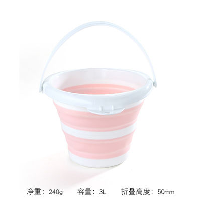 Συγκρότημα 10L αναδιπλούμενο πλαστικό κουβά εξοικονόμηση χώρου σχεδιασμός για κάμπινγκ πλύση αυτοκινήτων υπαίθριες περιπέτειες