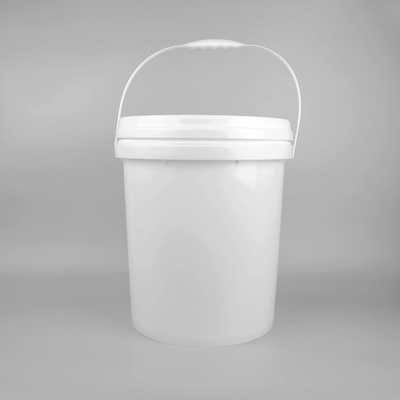 Λευκοί κουβάδες διατροφικής ποιότητας 1L-5L με καπάκι