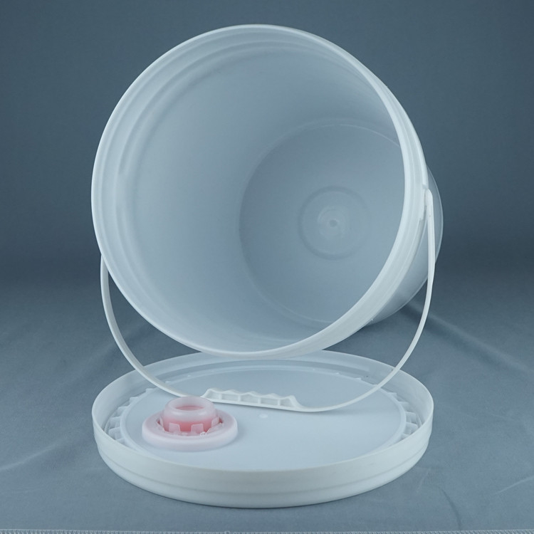 5L άσπρο πλαστικό βάρος σταμνών 1.2KG ζωγραφικής για το σπίτι που διακοσμεί τα προγράμματα