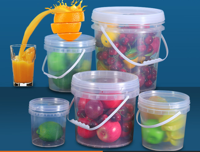 PP/HDPE πλαστικός κάδος τροφίμων με την εκτύπωση IML ή τη θερμική μεταφορά ή την εκτύπωση οθόνης