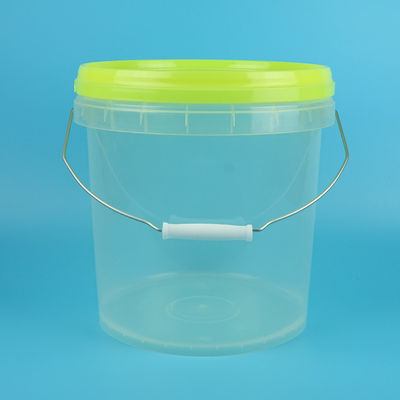 Υψηλός διαφανής τετραγωνικός πλαστικός κάδος 10L 5L βαθμού τροφίμων