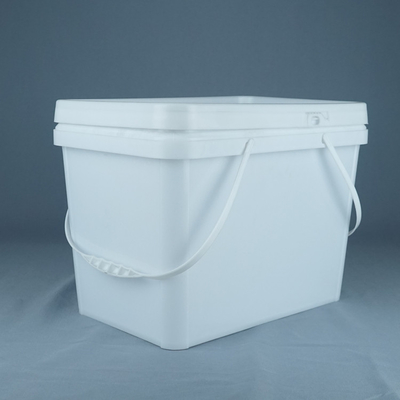 20kg τετραγωνικός πλαστικός κάδος που προσαρμόζεται για το αντι πέτρινο χρώμα