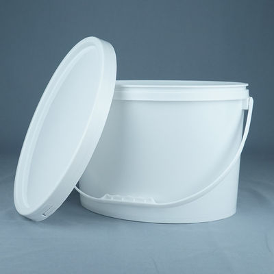 Υλικό PP / HDPE Οβάλ πλαστικός κουβάς με IML εκτύπωση ή εκτύπωση με οθόνη