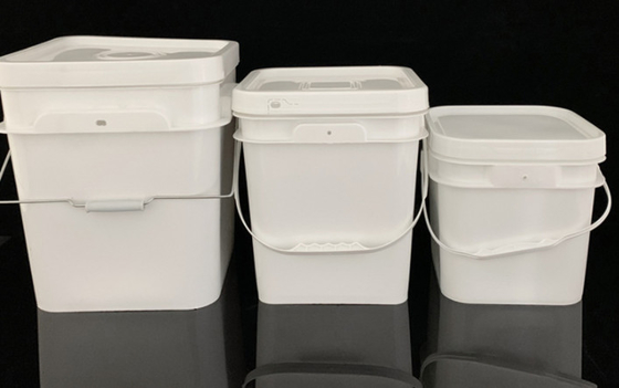 Πολυδιάστατο τετράγωνο πλαστικό κουβά 1,2 kg για διάφορες εφαρμογές