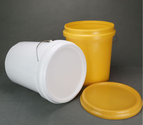 Κεραμίδια από πλαστικό λευκό 5 γαλόνια με φιάλη για πολύπλευρη αποθήκευση