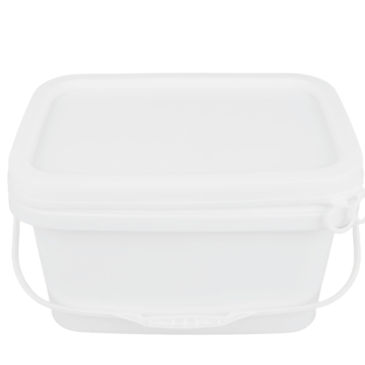 1.2 kg τετραγωνικό πλαστικό δοχείο κατασκευασμένο με 100% πρώτες ύλες PP