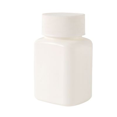 100ml Solid Powder Container Plastic Square Storage Bottle With Screw Cap