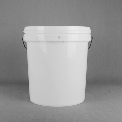 HDPE βαθμός τροφίμων πλαστικός κάδος 3 γαλονιού με το χρώμα συνήθειας καπακιών