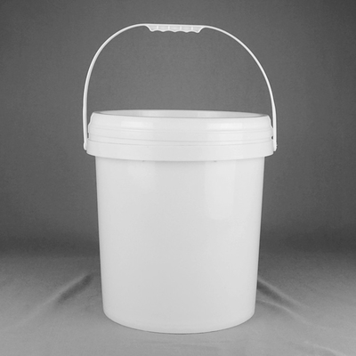 20 Ltr άσπρος κάδος 5 γαλονιού με το καπάκι