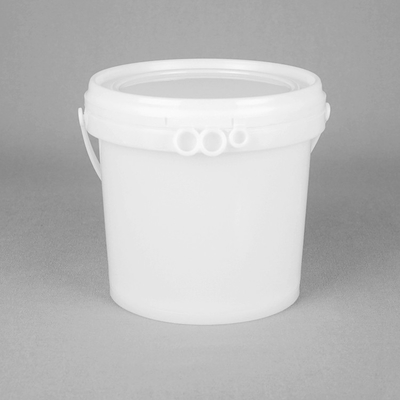 Πλαστικός 33oz 1L κάδος χρωμάτων βιομηχανίας τροφίμων με το καπάκι, κενός κάδος παγωτού