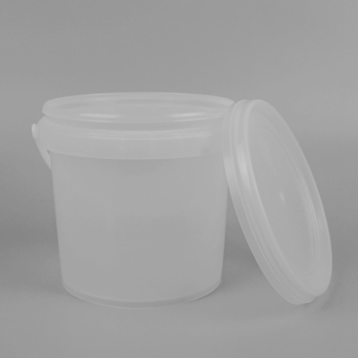 σχέδιο κάδων IML 12*11*12cm κενό διαφανές πλαστικό για τη βιομηχανία τροφίμων