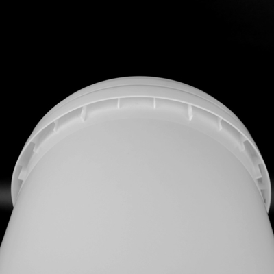 Χρώμα που συσκευάζει το Stackable άσπρο 20 Ltr πλαστικό κάδο με τη λαβή μετάλλων