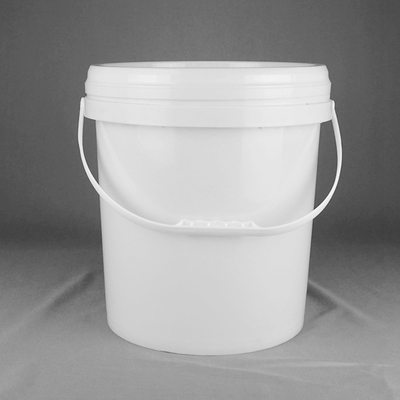 20 Ltr άσπρος κάδος 5 γαλονιού με το καπάκι