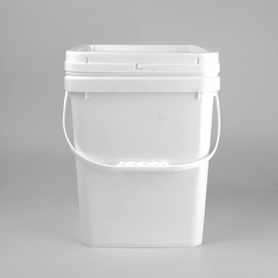 20L τετραγωνικός πλαστικός κάδος