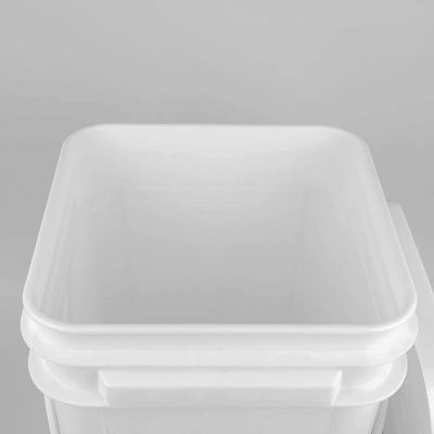 Χημικά ανθεκτικός τετραγωνικός πλαστικός κουβάς με IML/θερμική μεταφορά/εκτύπωση σε οθόνη