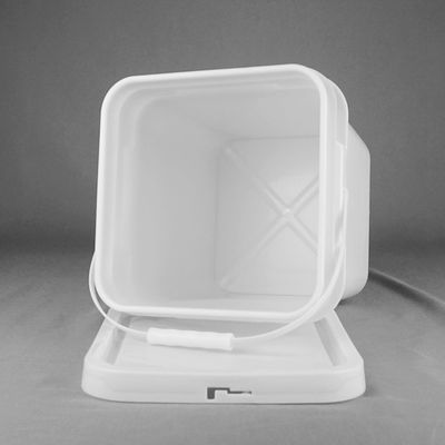 Χημική αντοχή τετράγωνος πλαστικός κουβάς IML ή θερμική μεταφορά ή εκτύπωση με οθόνη