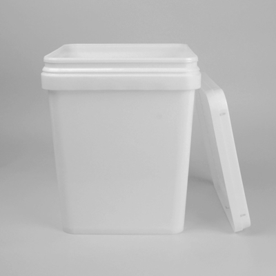 Τετραγωνικός πλαστικός κάδος 5L-20L βαθμού τροφίμων PP
