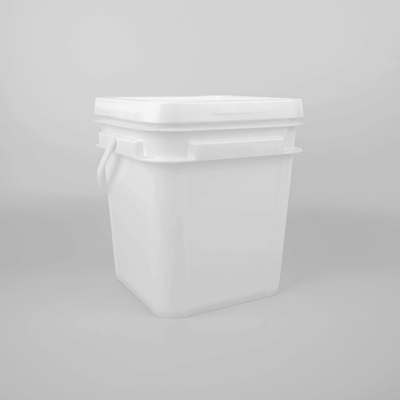 Τετραγωνικός πλαστικός κάδος 5L-20L βαθμού τροφίμων PP