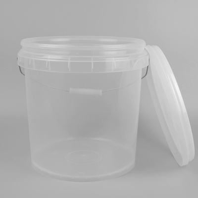 πλαστικός κάδος κάδων 10L 25*23*27cm διαφανής πλαστικός με το καπάκι