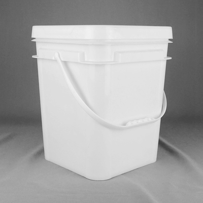 Διαβάστε τετράγωνο πλαστικό δοχείο 1,2 kg κατάλληλο για διάφορες βιομηχανίες