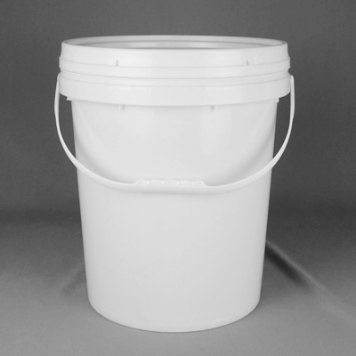 Θερμικό HDPE μεταφοράς άσπρο στρογγυλό πλαστικό βαρέλι για το χρώμα χρωμάτων λατέξ