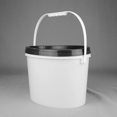 Βαρέων καθηκόντων πλαστικός κάδος κάδων 5L BPA ελεύθερος ωοειδής πλαστικός με το καπάκι