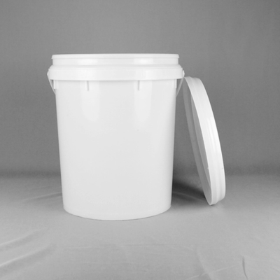 Stackable μαύρος άσπρος πλαστικός κάδος 5 γαλονιού 20 λίτρο για το λιπαντικό